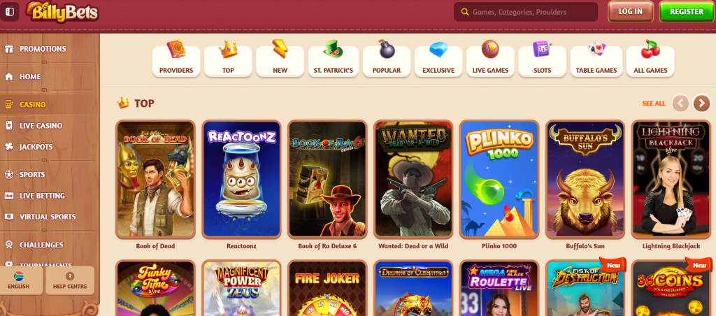 Das ultimative Spielerlebnis BillyBets Online Casino Das ultimative Spielerlebnis BillyBets Online Casino